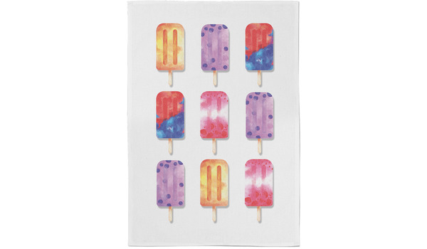 Geschirrtuch Digitaldruck Eis