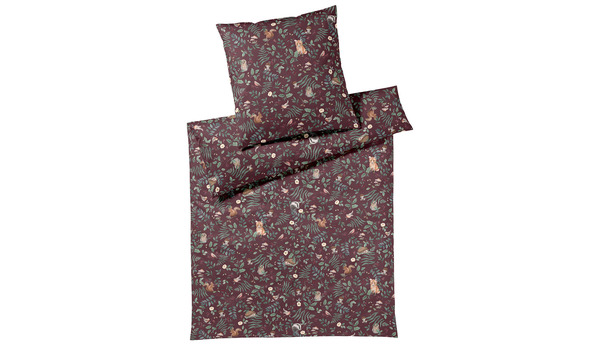 Bettwäsche Jersey Blätter 3591