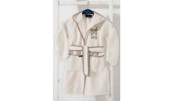 Morgenstern Kinderbademantel Esel